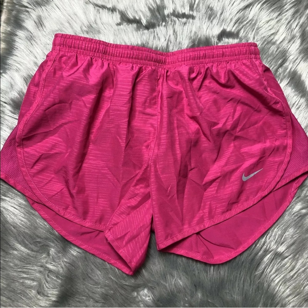 Nike Pink Tempo Lined Dri Fit Running Shorts XS